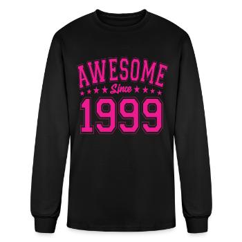 Awesome Since 1999 Birthday 1999 Vintage 1999 - Men's Long Sleeve T-Shirt - black - Front