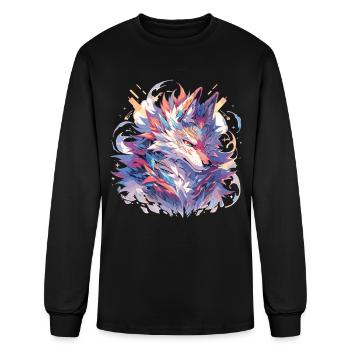 Fuchs Foxes Fuchs Baby Forest Forest Dweller - Men's Long Sleeve T-Shirt - black - Front