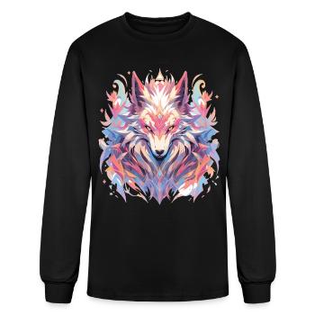 Fuchs Foxes Fuchs Baby Forest Forest Dweller - Men's Long Sleeve T-Shirt - black - Front