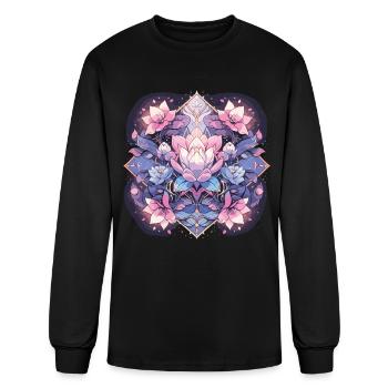Meditation - Men's Long Sleeve T-Shirt - black - Front