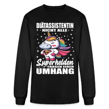 Dietician Not All Superheroes Cloak - Men's Long Sleeve T-Shirt - black - Front