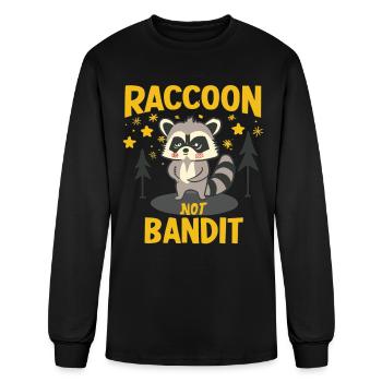 Raccoon Raccoon Baby Raccoon Not Bandit - Men's Long Sleeve T-Shirt - black - Front