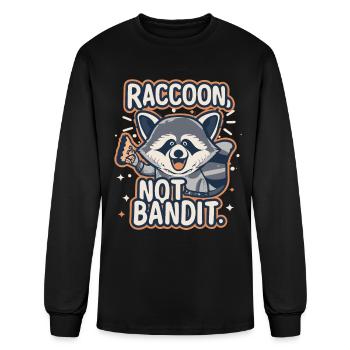 Raccoon Raccoon Baby Raccoon Not Bandit - Men's Long Sleeve T-Shirt - black - Front
