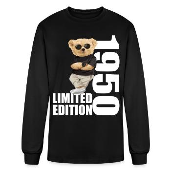 Limited Edition 1950 Bär Bären Birthday 1950 - Men's Long Sleeve T-Shirt - black - Front