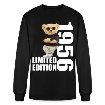 Limited Edition 1956 Bär Bären Birthday 1956 - Men's Long Sleeve T-Shirt - black - Front