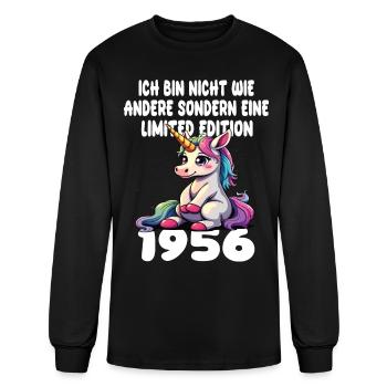 Limited Edition 1956 Birthday 1956 Born - Men's Long Sleeve T-Shirt - black - Front