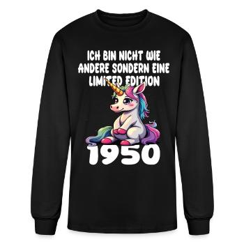Limited Edition 1950 Birthday 1950 Born - Men's Long Sleeve T-Shirt - black - Front