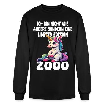 Limited Edition 2000 Birthday 2000 Born - Men's Long Sleeve T-Shirt - black - Front