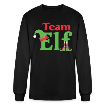 Team Eleven Eleven Eleven Eleven Christmas Eleven - Men's Long Sleeve T-Shirt - black - Front