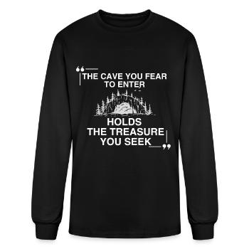 Face Your Fears - Men's Long Sleeve T-Shirt - black - Front