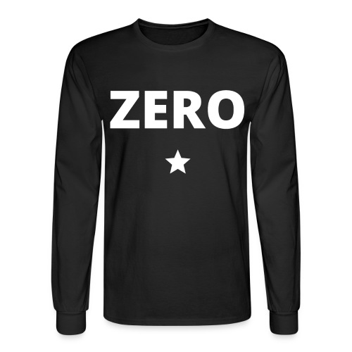 ZERO (star) - Men's Long Sleeve T-Shirt