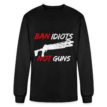Armes pro - T-shirt à manches longues Homme - noir - Devant