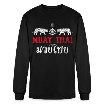Muay Thai - Men's Long Sleeve T-Shirt - black - Front