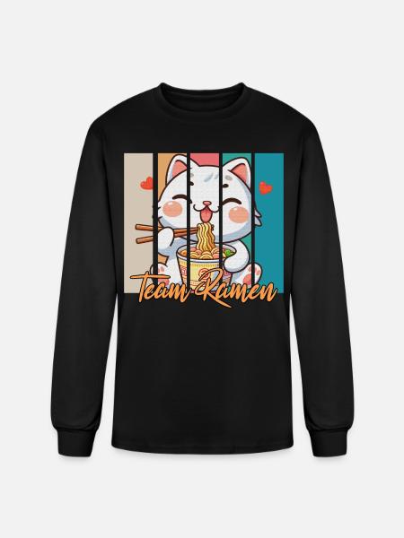 team ramen - Men's Long Sleeve T-Shirt - black