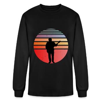 Guitar Player - Men's Long Sleeve T-Shirt - black - Front