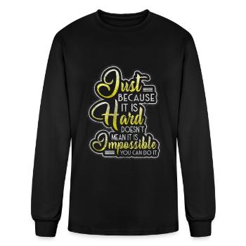 Job Own Company Company Work - Men's Long Sleeve T-Shirt - black - Front
