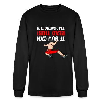 Climbing Rock Sport Climbing - Men's Long Sleeve T-Shirt - black - Front