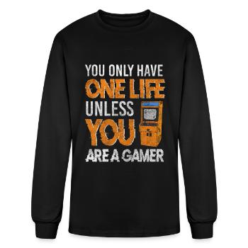 Gamer Convention Console Video Game - Men's Long Sleeve T-Shirt - black - Front