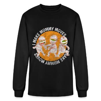 Pharaoh Bandage Undead King Sphinx - Men's Long Sleeve T-Shirt - black - Front