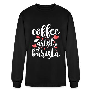 Espresso Cafe Bar - Men's Long Sleeve T-Shirt - black - Front