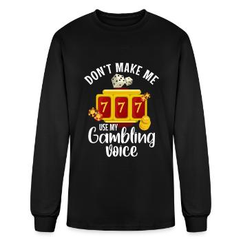 Casino Casinos Poker Slot - Men's Long Sleeve T-Shirt - black - Front