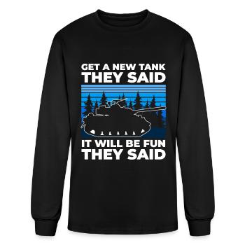 Voiture blindée d’infanterie d’armes de l’armée - T-shirt à manches longues Homme - noir - Devant