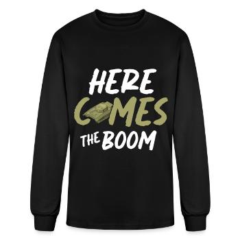 Char de combat d’armes de l’armée - T-shirt à manches longues Homme - noir - Devant
