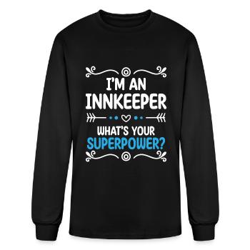 Inn Landlord Celebrate Gastronomy - Men's Long Sleeve T-Shirt - black - Front