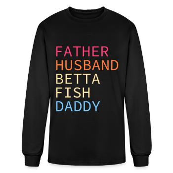 Ornamental Fish Sea Creatures Japan Sea - Men's Long Sleeve T-Shirt - black - Front