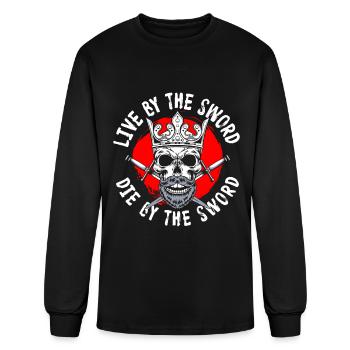 Sword Samurai Dagger Japan - Men's Long Sleeve T-Shirt - black - Front