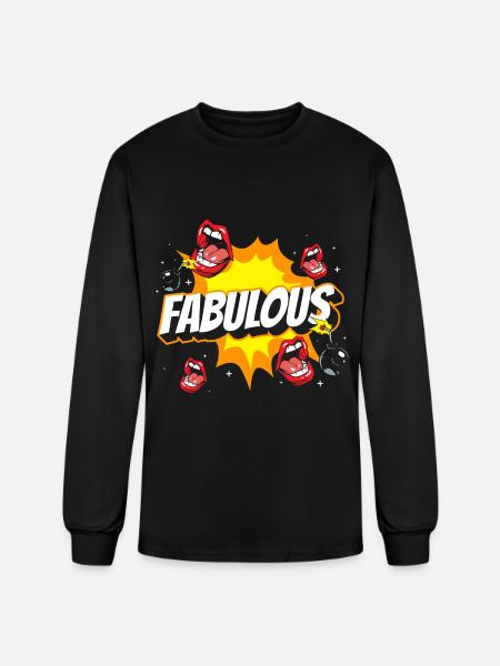 Comic Style Design Pow! - Men's Long Sleeve T-Shirt - black