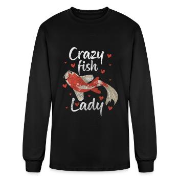 Aquarium Sea Pets Ornamental Fish - Men's Long Sleeve T-Shirt - black - Front