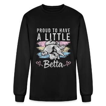 Fish Aquarists Swim Ornamental Fish - Men's Long Sleeve T-Shirt - black - Front
