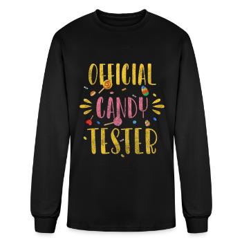 Muffin aux dents sucrées au chocolat - T-shirt à manches longues Homme - noir - Devant