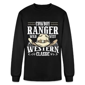 Cowboy Bandit Usa - Men's Long Sleeve T-Shirt - black - Front