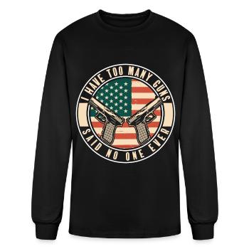 Arme - T-shirt à manches longues Homme - noir - Devant