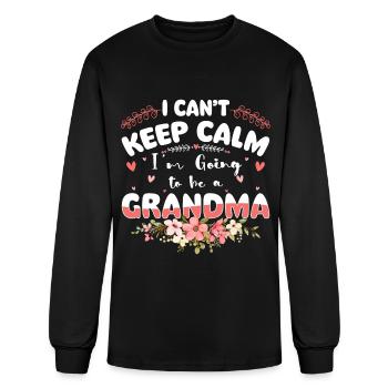 Grandpa Grandchild Grandmother Favorite Person - Men's Long Sleeve T-Shirt - black - Front