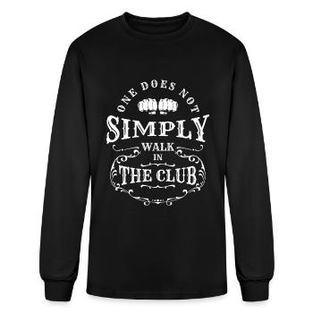 Bouncer Profession Watcher Boss - Men's Long Sleeve T-Shirt - black - Front