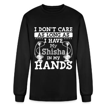 Hookah Smoking - Men's Long Sleeve T-Shirt - black - Front