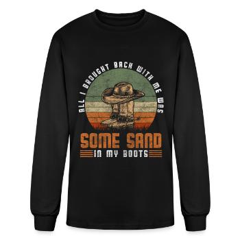 Cowboy Freedom Wild Bandit - Men's Long Sleeve T-Shirt - black - Front