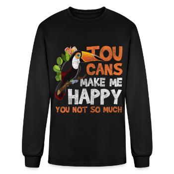 Toucan South America Beak Toucans - Men's Long Sleeve T-Shirt - black - Front