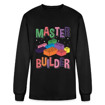 Blocks Children Imagination Creative - Men's Long Sleeve T-Shirt - black - Front