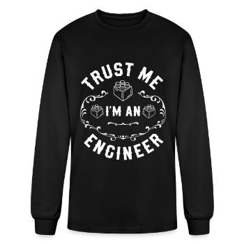 Terminal Block Toys Miniature Building - Men's Long Sleeve T-Shirt - black - Front