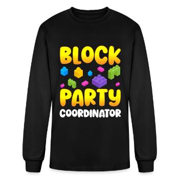 Blocks Childhood - Men's Long Sleeve T-Shirt - black - Front