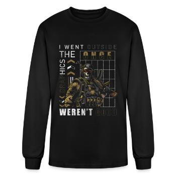 Gaming Online Legend Streamer - Men's Long Sleeve T-Shirt - black - Front