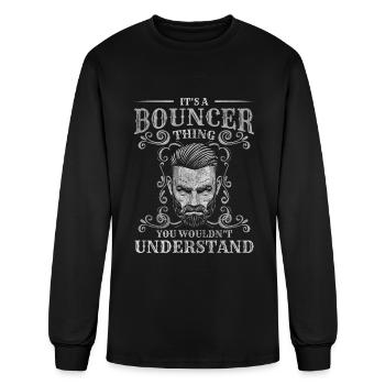 Bouncer Profession Crew - Men's Long Sleeve T-Shirt - black - Front