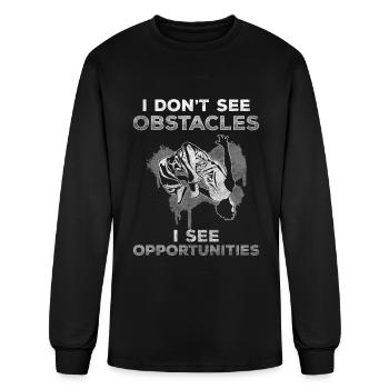 Freerunner Jumping Forbidden - Men's Long Sleeve T-Shirt - black - Front
