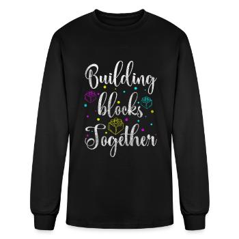 Terminal Blocks Play Master Builder Block - Men's Long Sleeve T-Shirt - black - Front