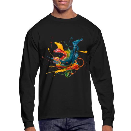 Chromatic Flow - Men's Long Sleeve T-Shirt
