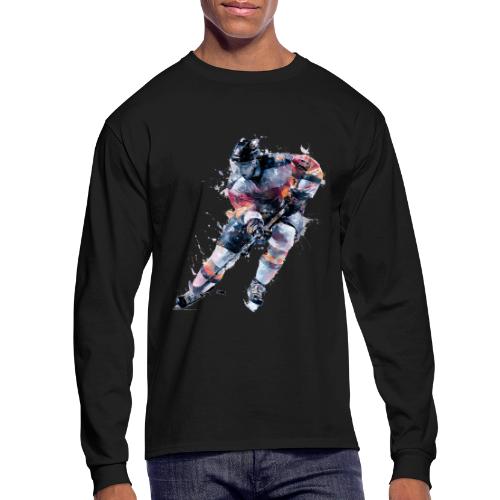 Hockey: Frozen Motion - Men's Long Sleeve T-Shirt